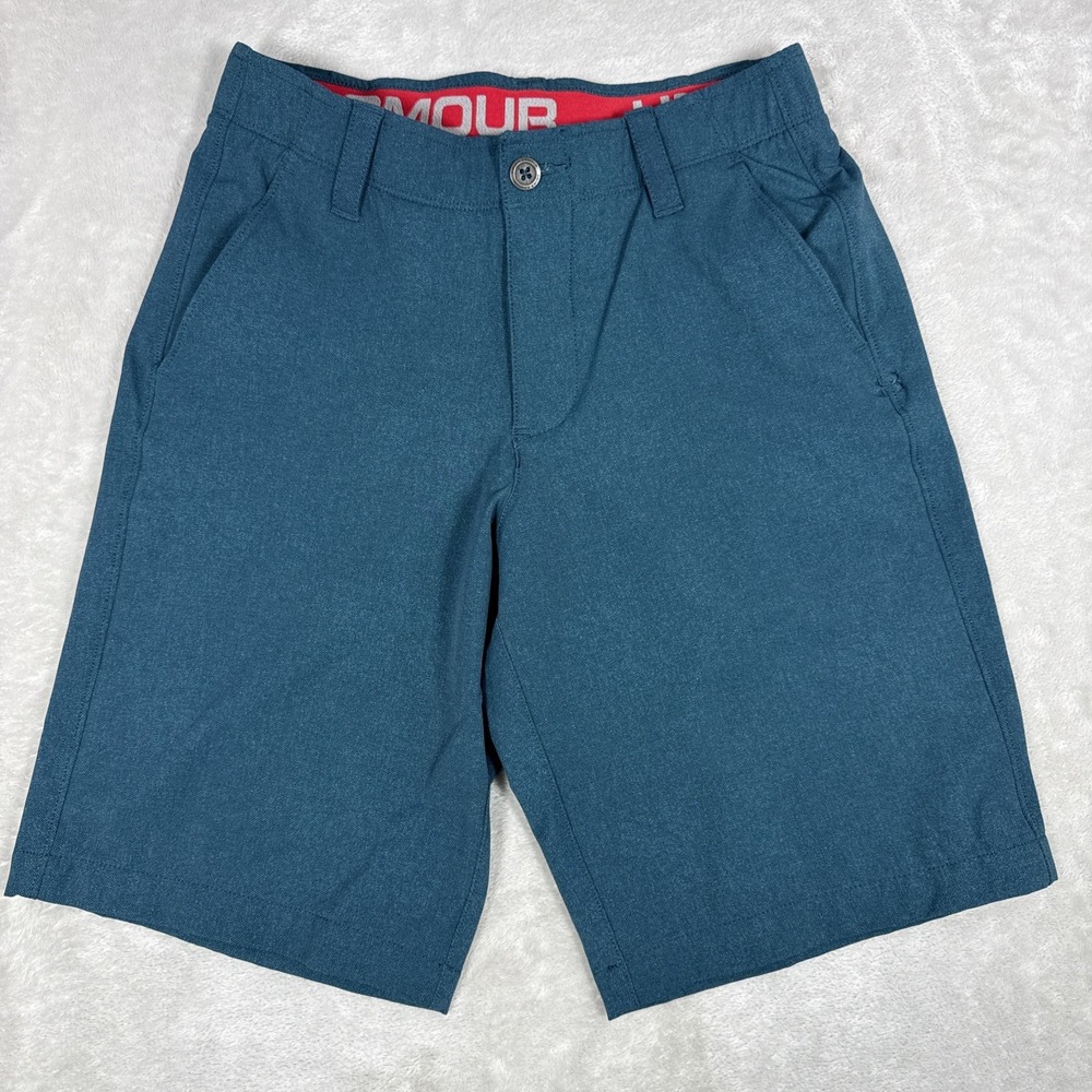 Under Armour Men HeatGear 11" Match Play Golf Shorts 1272862 Teal Size 30